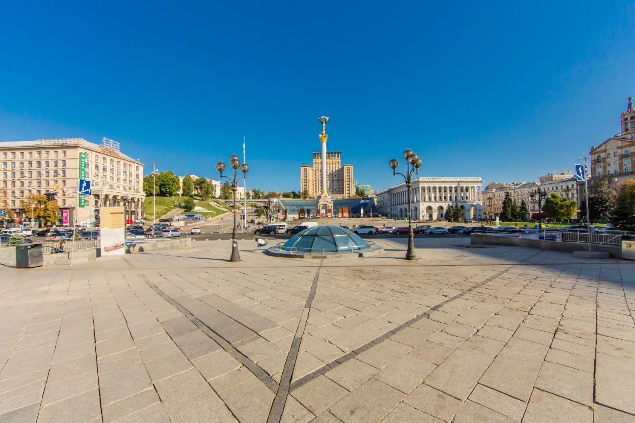 Однокімнатні Апартаменти На Майдані, Дистанційне Заселення 24Х7 Kyjev Exteriér fotografie